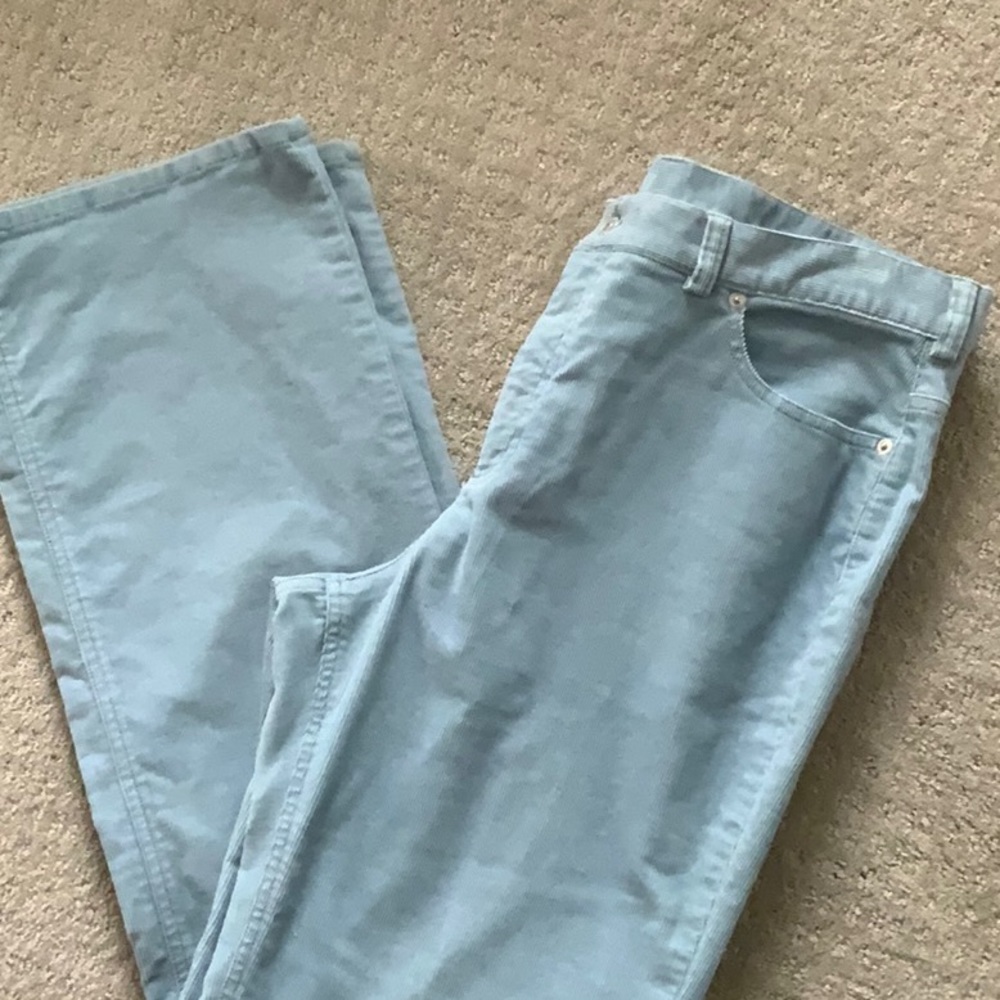 Lands End Pale Blue Cords